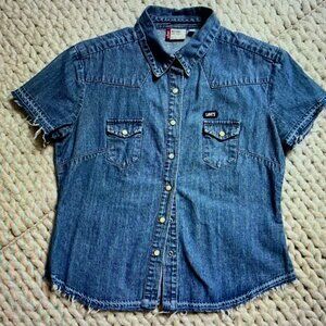 Vintage Levi's Blue Denim Short Sleeve Shirt